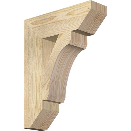 Ekena Millwork Legacy Slat Rough Sawn Bracket, Douglas Fir, 4"W x 14"D x 18"H BKT04X14X18LEC06RDF